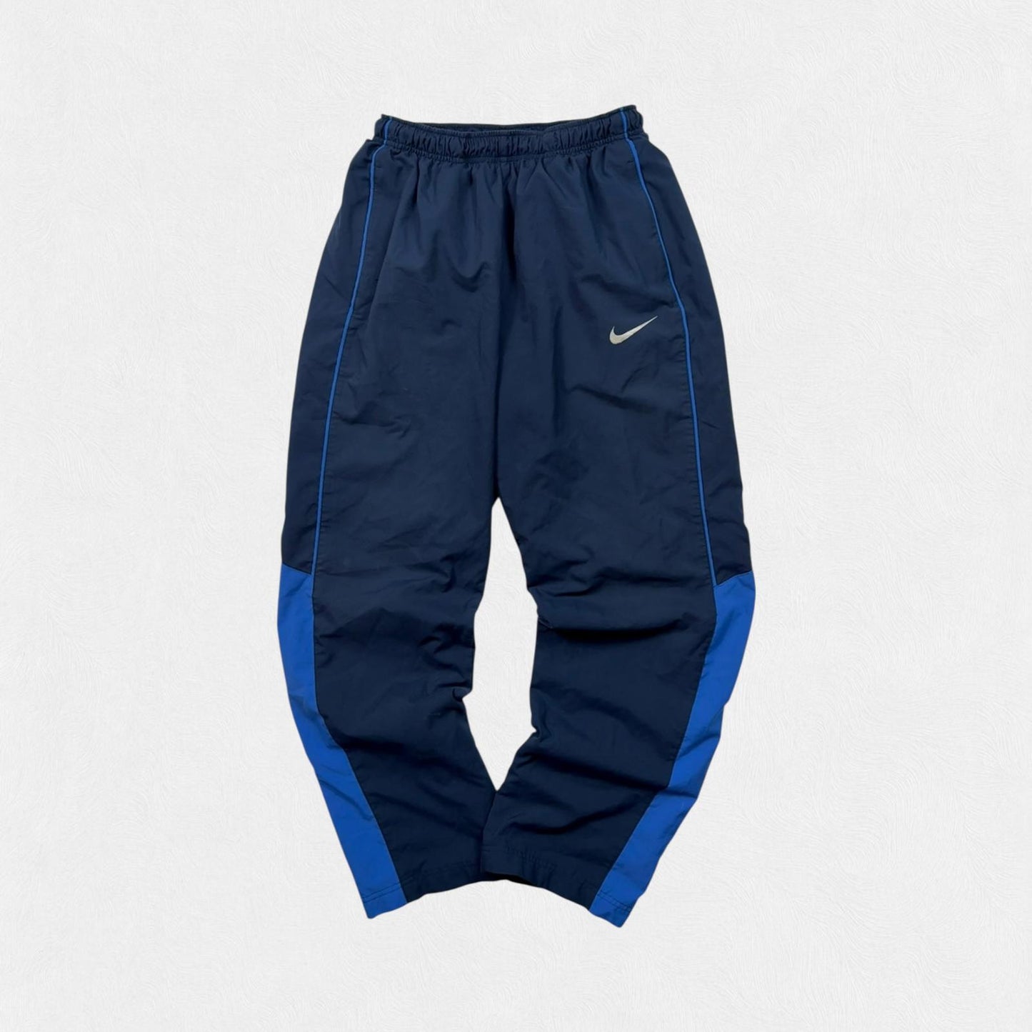 Vintage Nike side stripe baggy track pants (M)