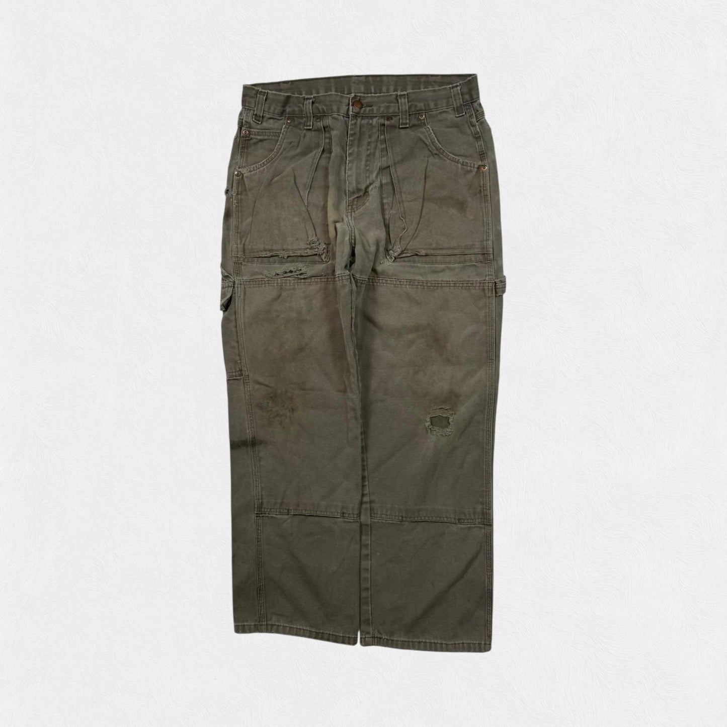 Vintage Dickies baggy double knee carpenter pants (W34)
