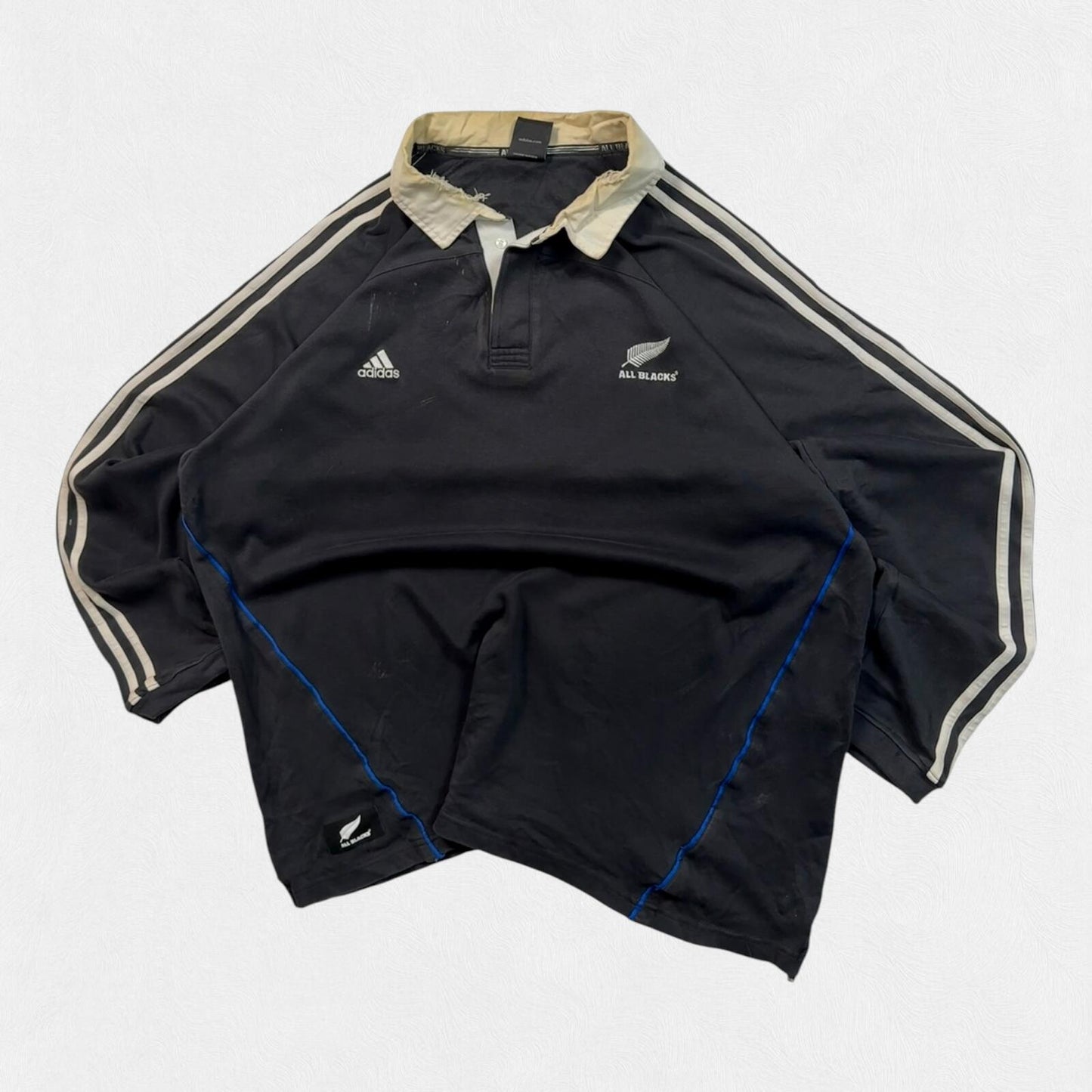 Vintage New Zealand all blacks 2006/07 Adidas rugby shirt (XXL)