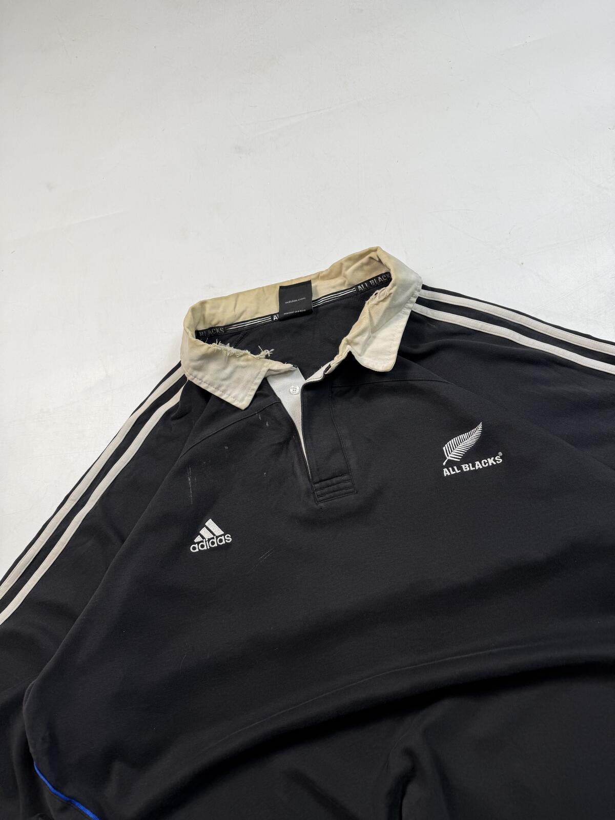 Vintage New Zealand all blacks 2006/07 Adidas rugby shirt (XXL)