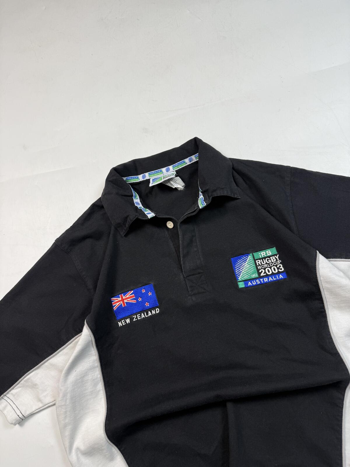 Vintage New Zealand 2003 world cup rugby union shirt (S)