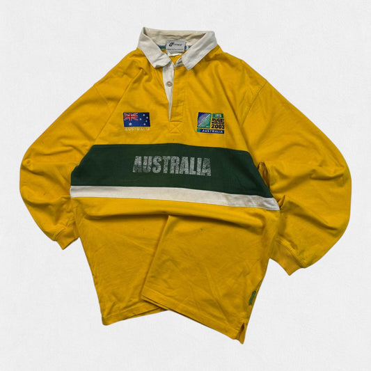 Vintage Australia 2003 world cup rugby union shirt (L)