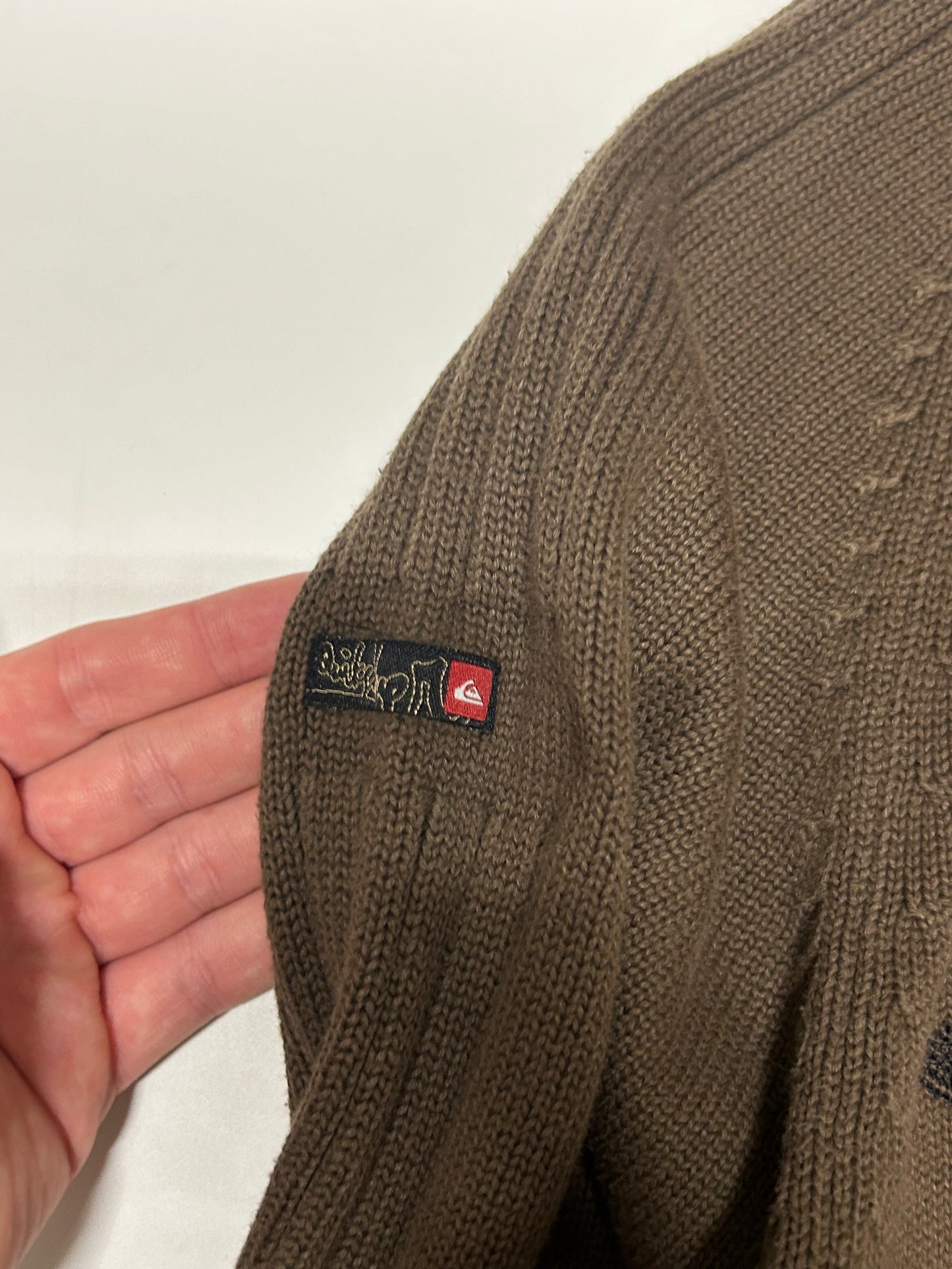 Vintage Quiksilver turtleneck knit sweater (M)