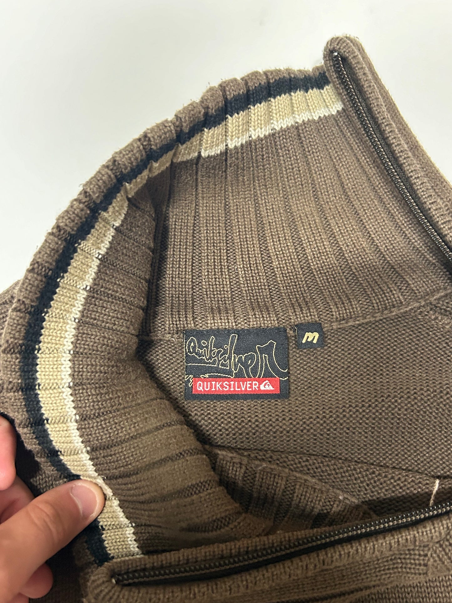 Vintage Quiksilver turtleneck knit sweater (M)