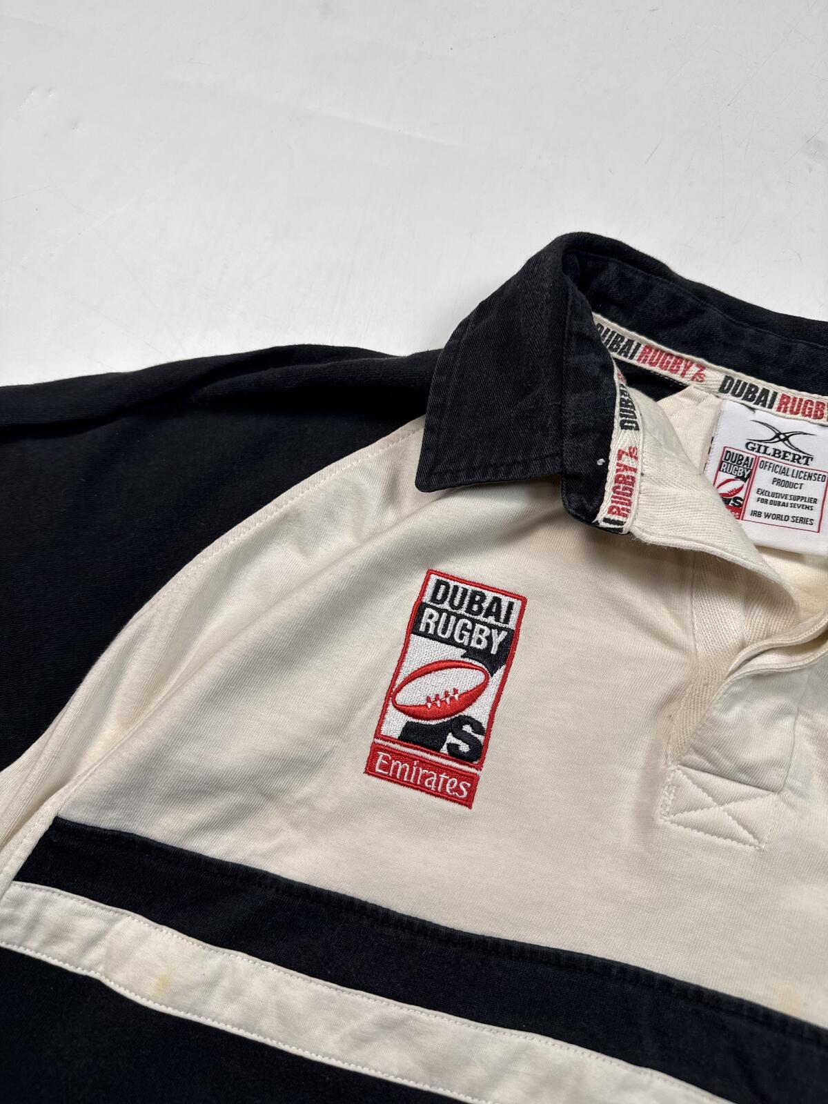 Vintage Dubai Sevens Gilbert rugby shirt (M)