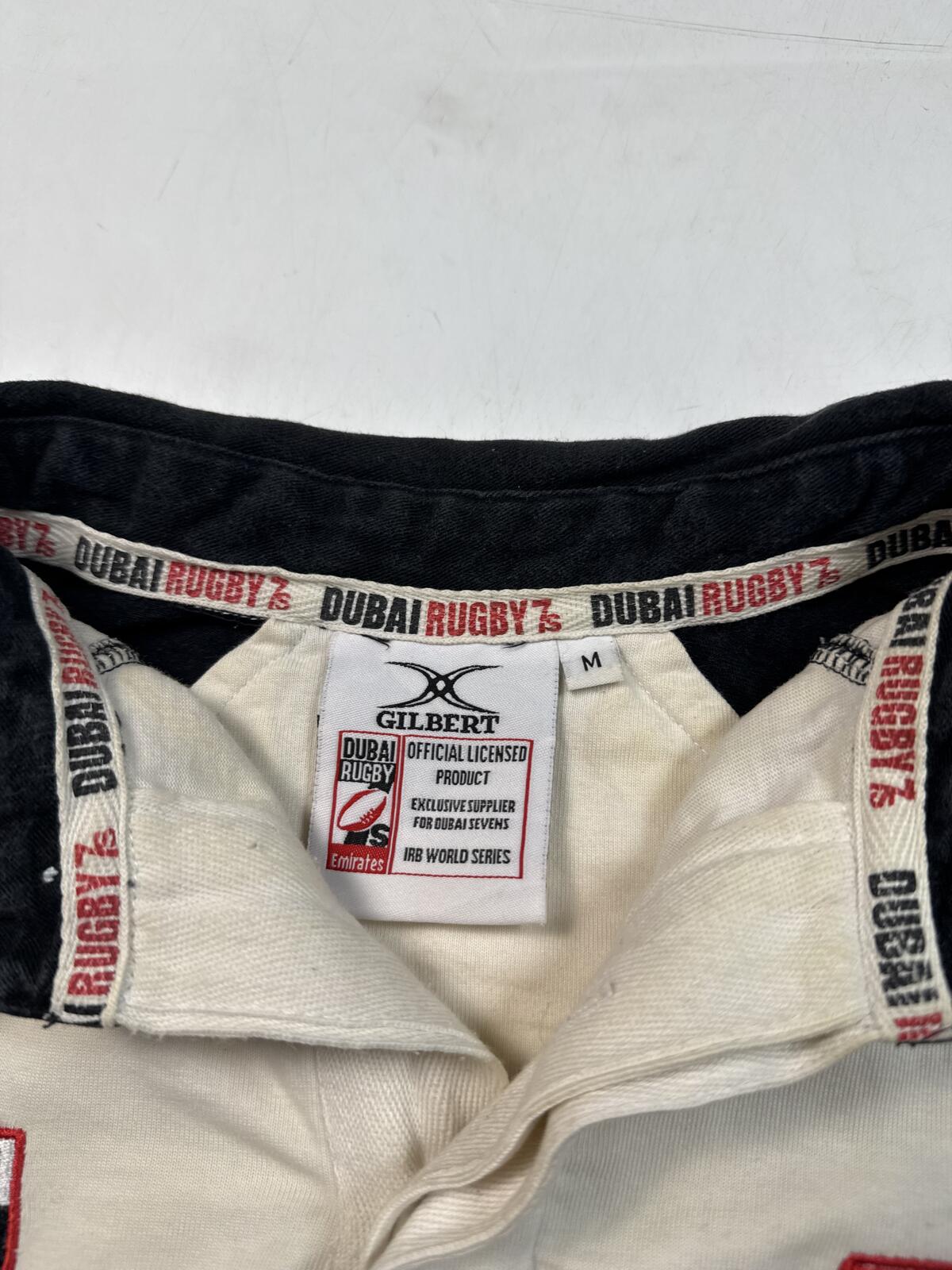 Vintage Dubai Sevens Gilbert rugby shirt (M)