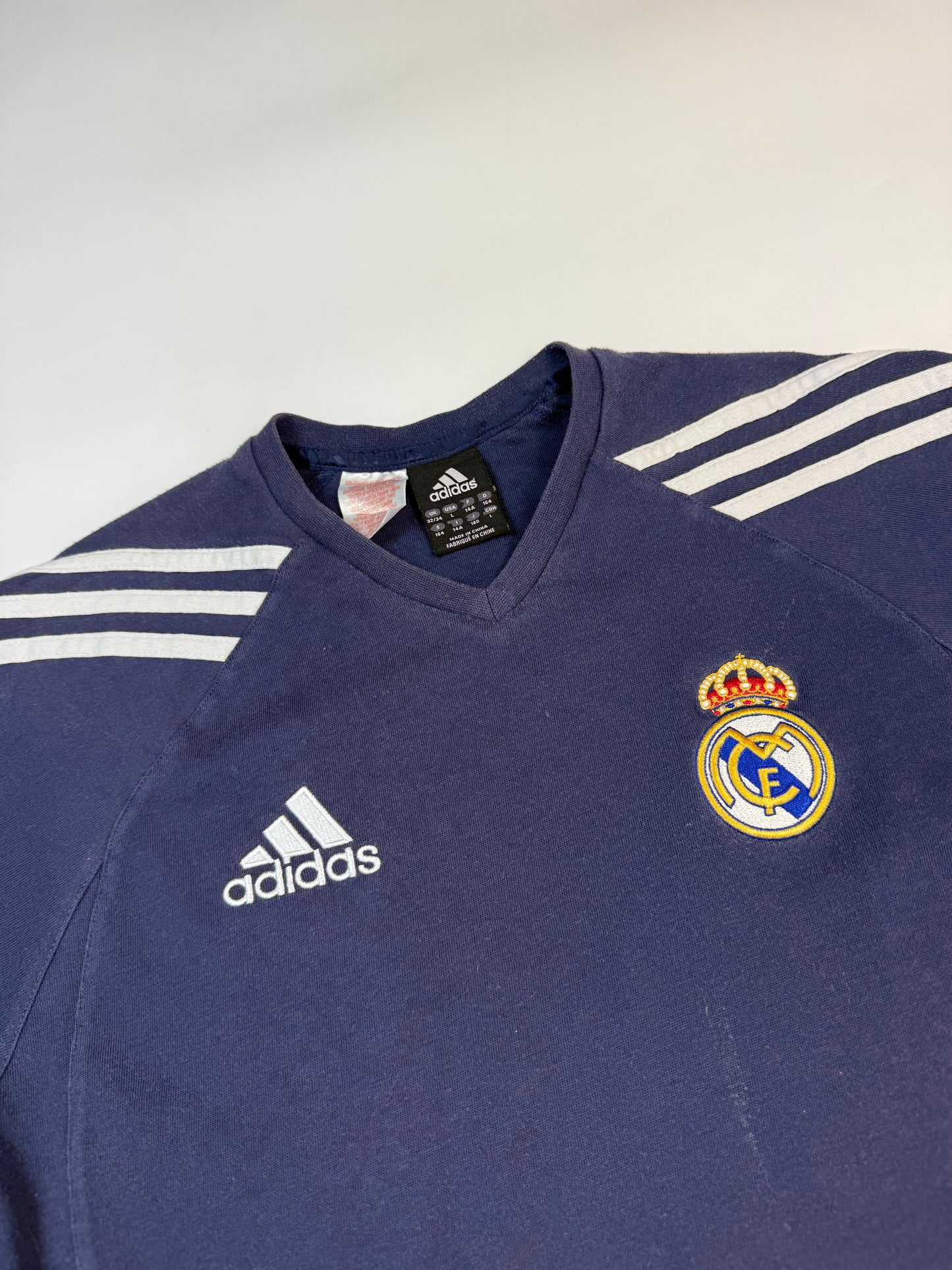 Vintage Real Madrid 2005/06 Adidas football tee (S)
