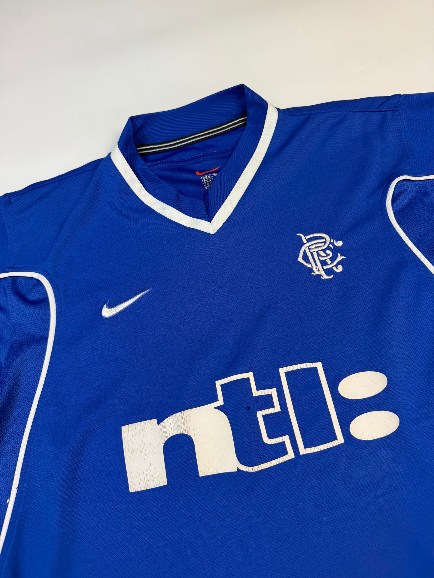 Vintage Rangers 1999-01 Nike home football shirt (M)