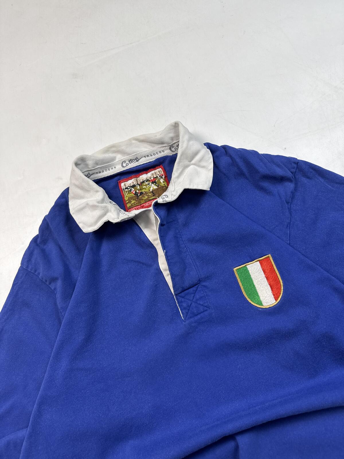 Vintage 90s Italy Cotton Traders rugby union shirt (M)