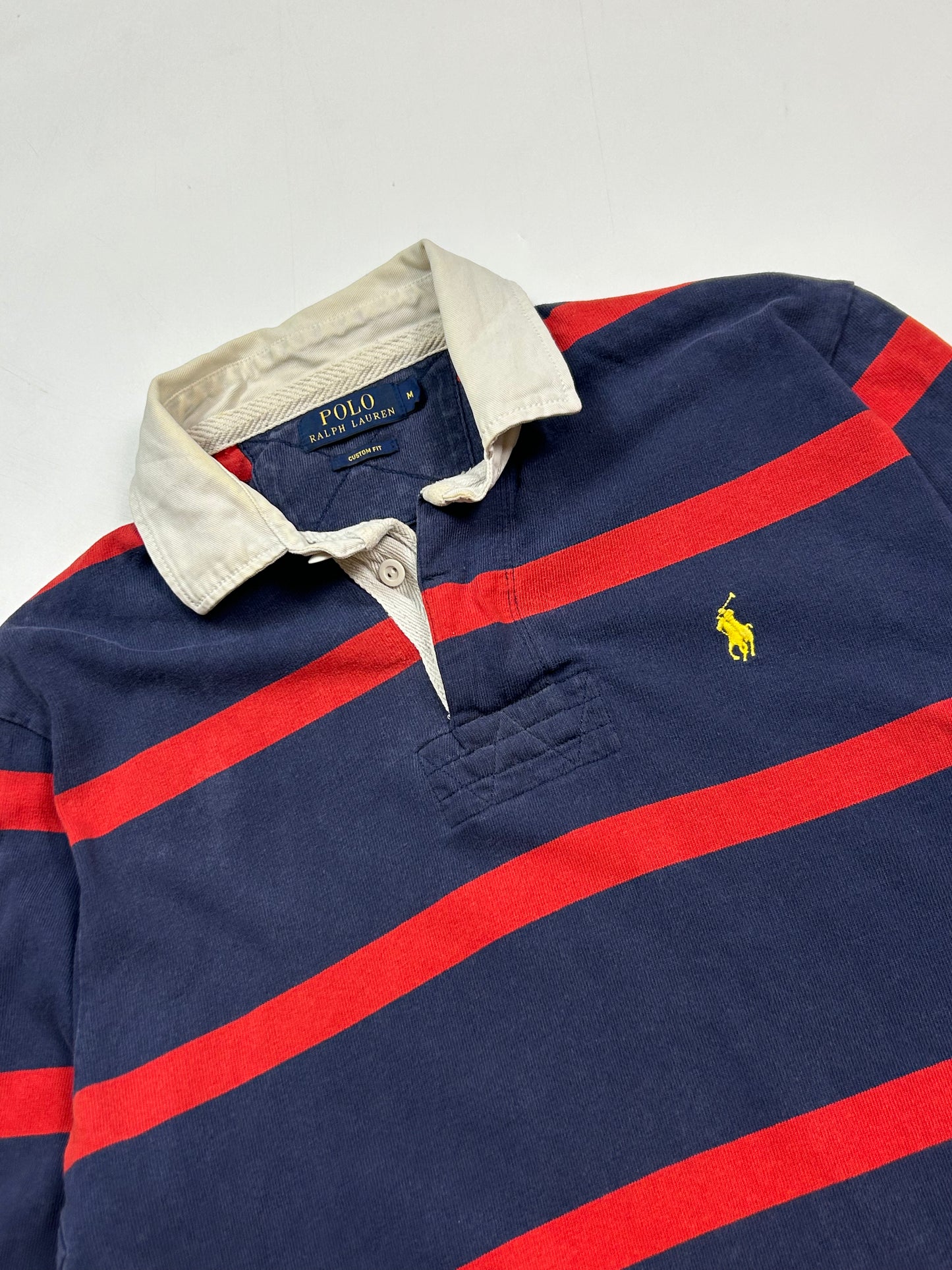 Polo Ralph Lauren striped rugby polo shirt (M)