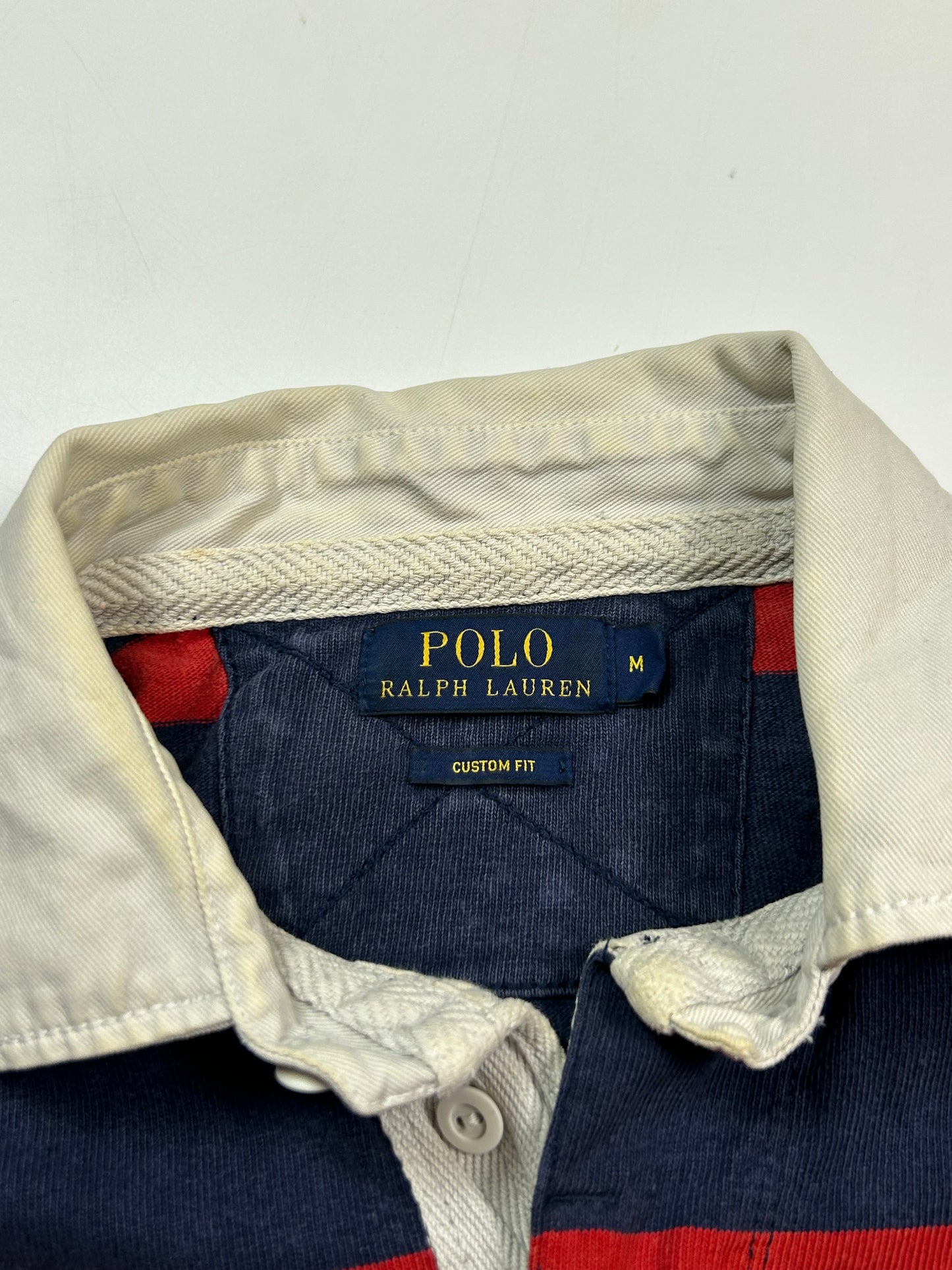 Polo Ralph Lauren striped rugby polo shirt (M)