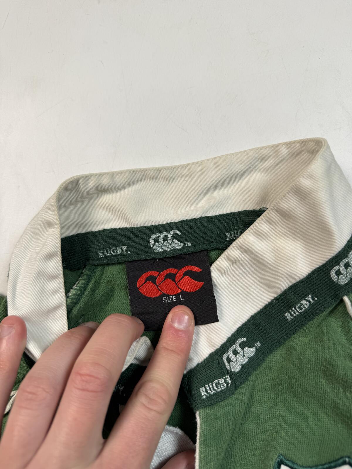 Vintage Ireland 2007/08 Canterbury rugby shirt (L)