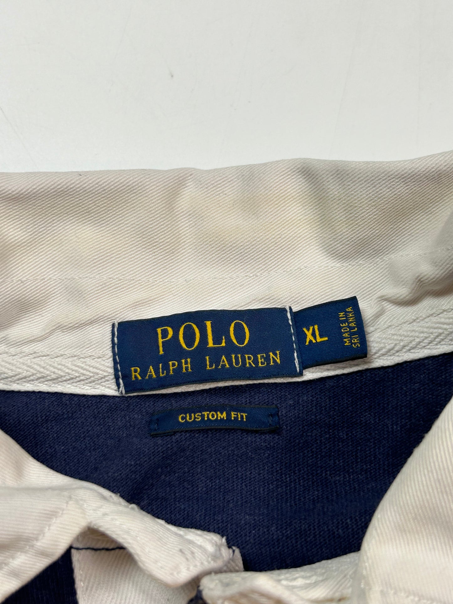Polo Ralph Lauren striped rugby polo shirt (XL)