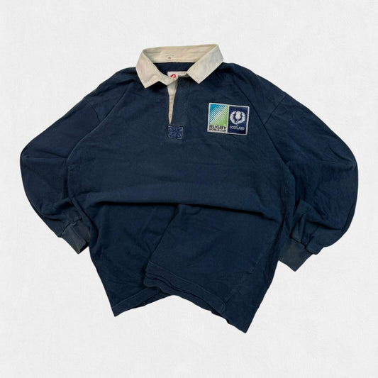 Vintage Scotland 1989 world cup Cotton Traders rugby shirt (L)