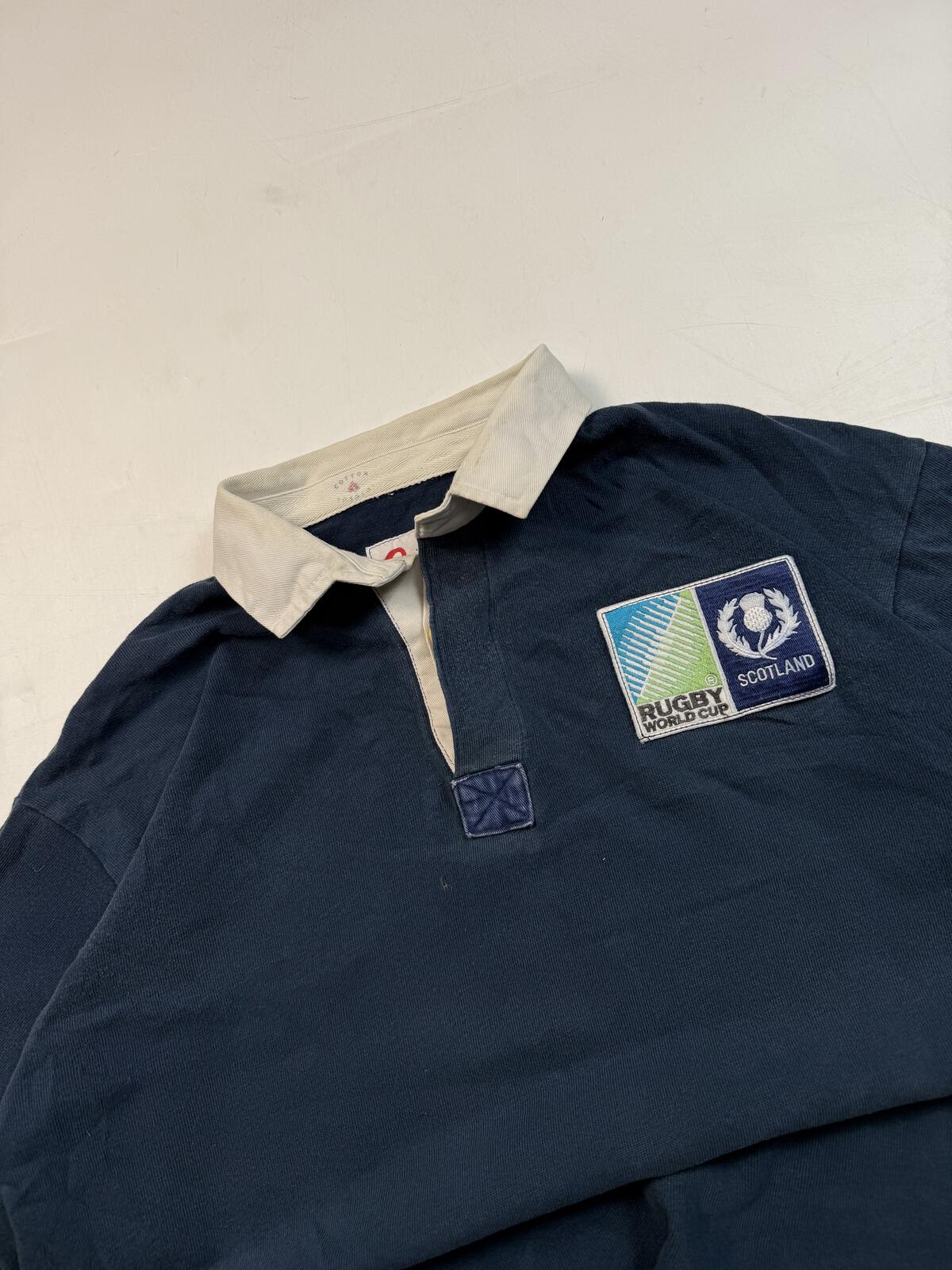 Vintage Scotland 1989 world cup Cotton Traders rugby shirt (L)