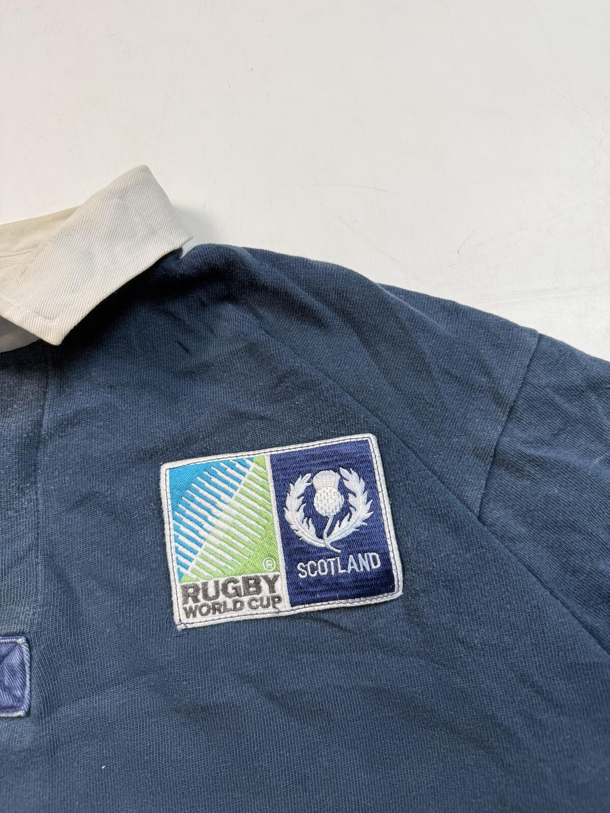 Vintage Scotland 1989 world cup Cotton Traders rugby shirt (L)