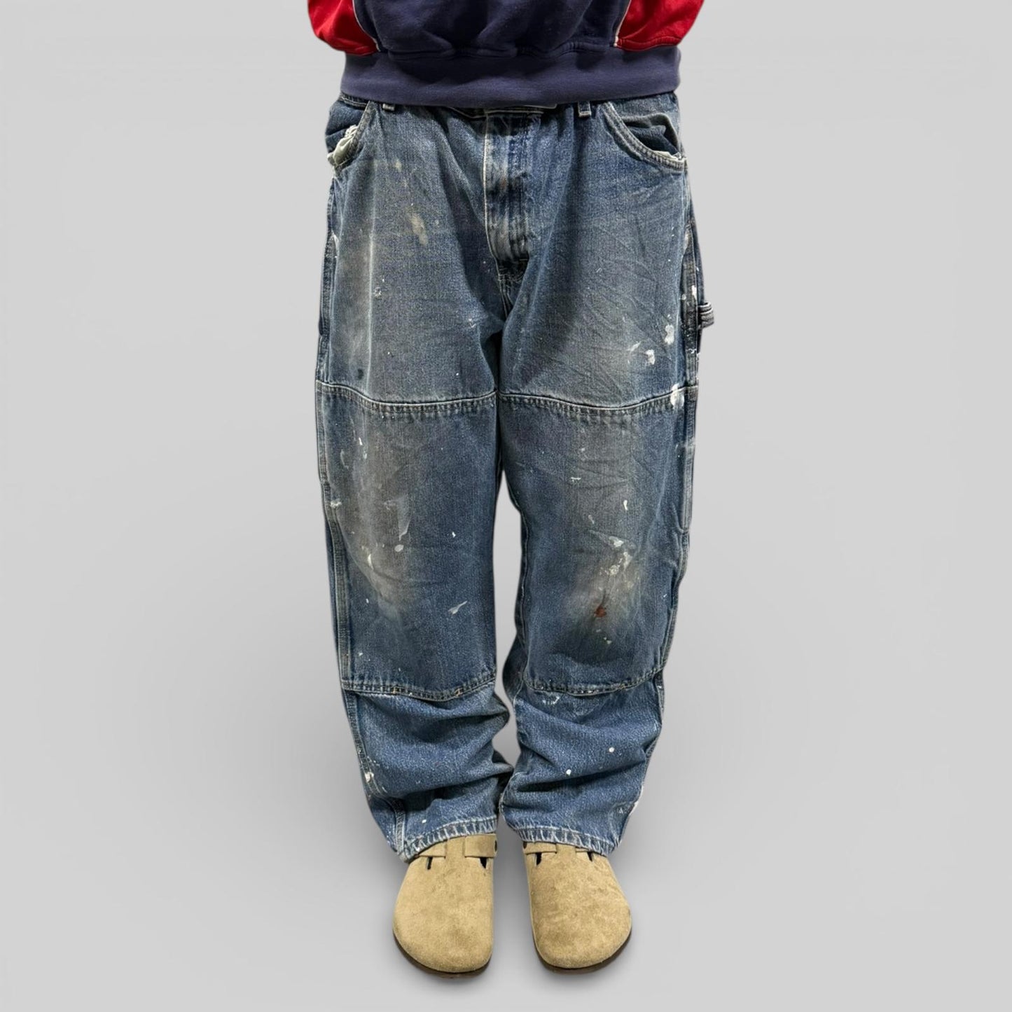Dickies double knee baggy carpenter jeans (W36)