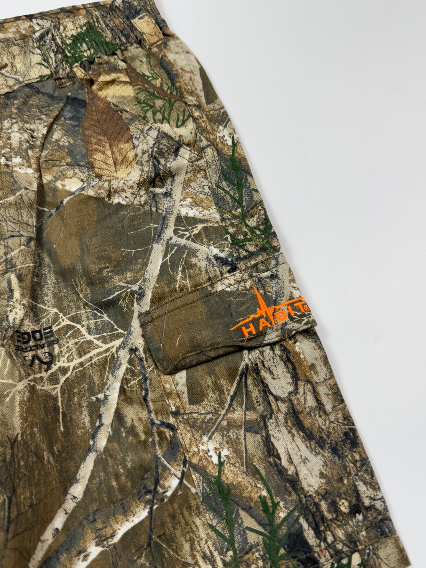 Real tree camo baggy cargo pants (W28)