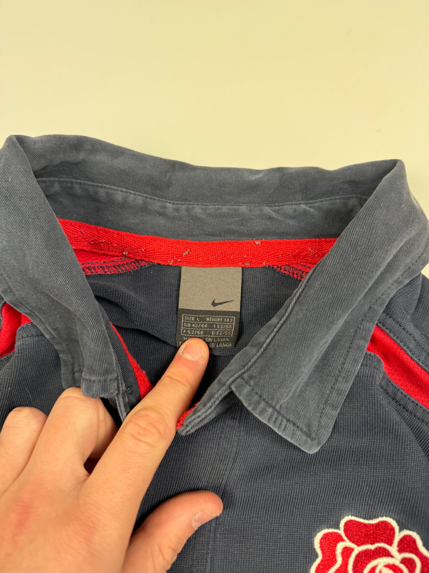 Vintage England 2003-05 Nike away rugby shirt (L)