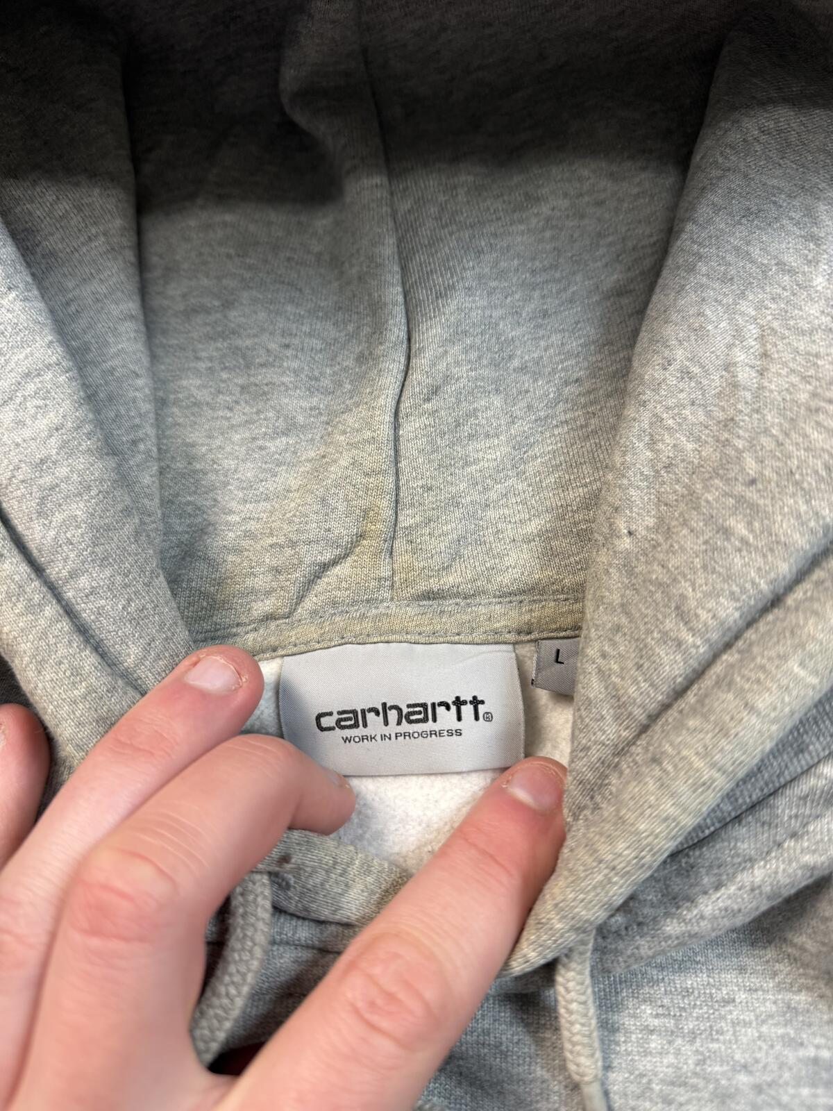 Carhartt WIP spell out hoodie (L)