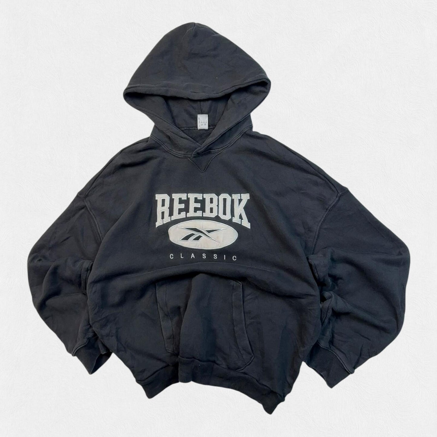 Reebok spell out hoodie (L)