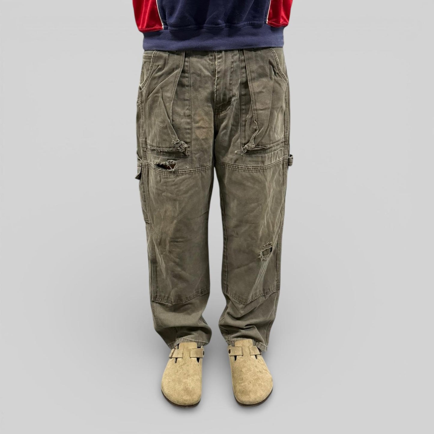 Vintage Dickies baggy double knee carpenter pants (W34)