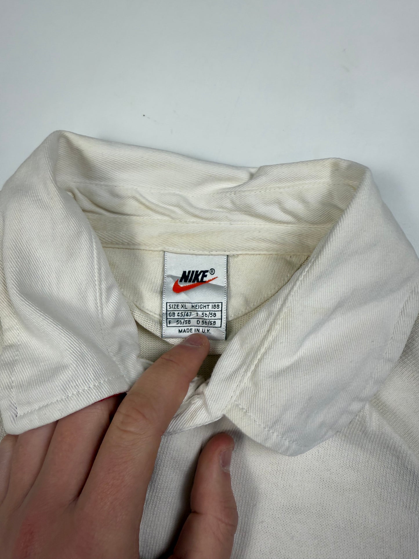 Vintage England Under 21 1997-99 Nike rugby union shirt (XL)