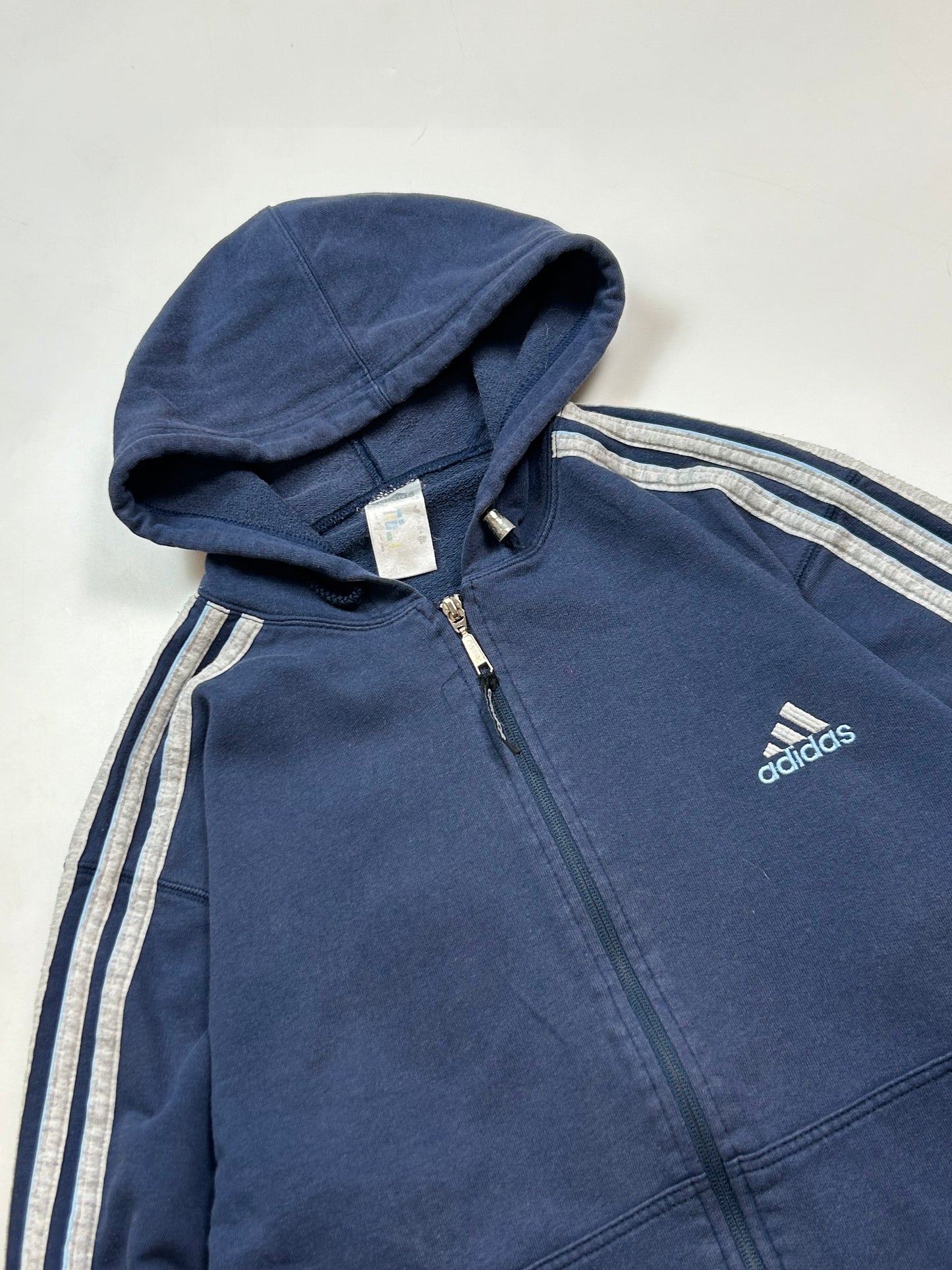 Vintage 90s Adidas full zip hoodie (S)