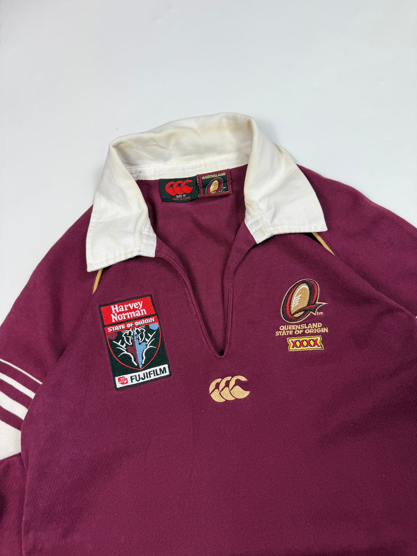 Vintage 90s Queensland Maroons state of origin rugby league shirt (10)