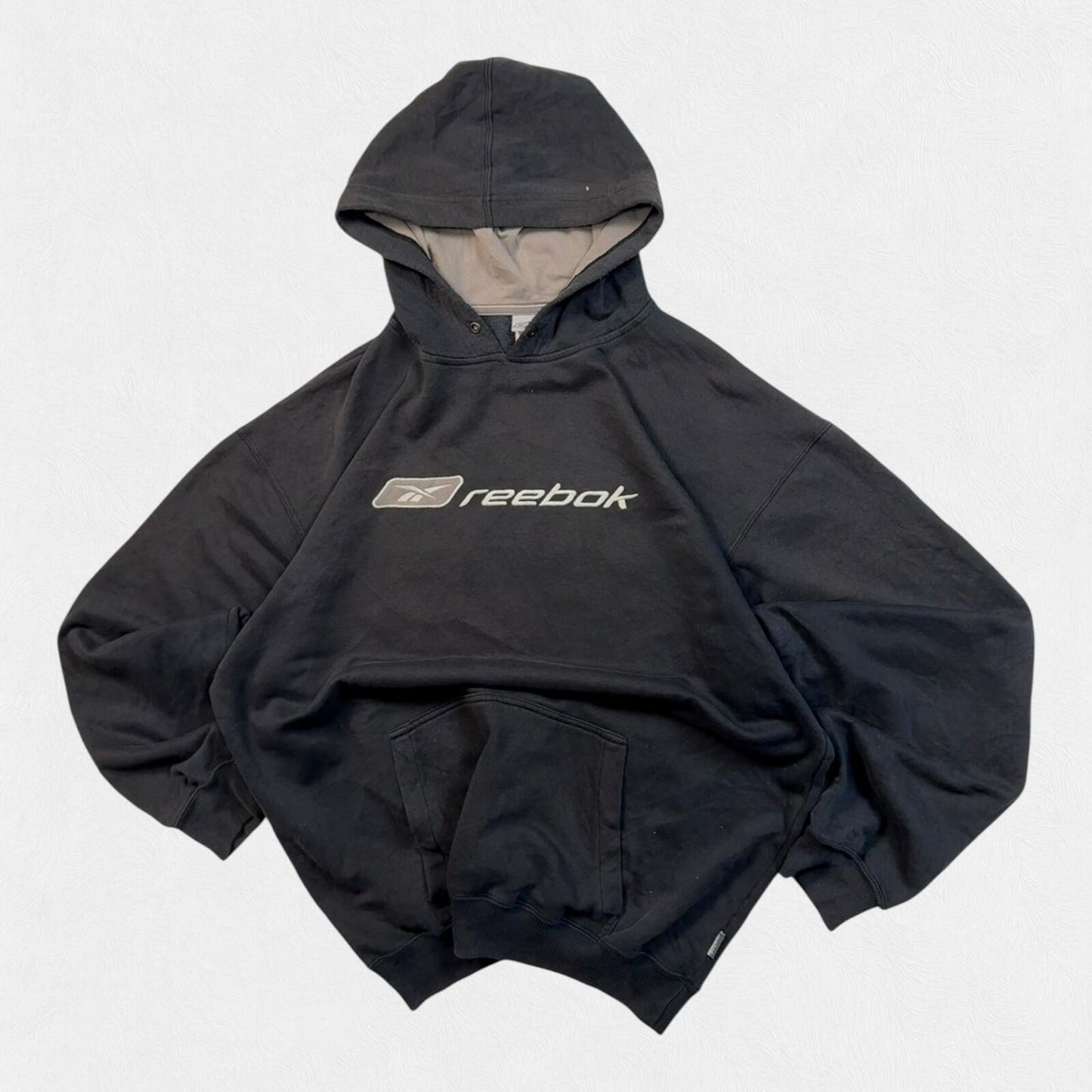 Vintage Y2K Reebok spell out hoodie (XL)