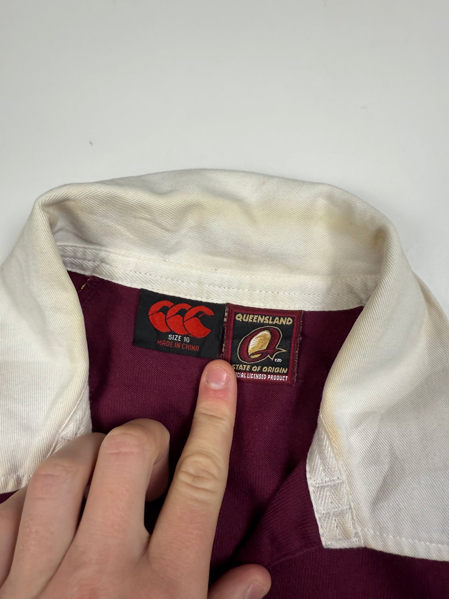Vintage 90s Queensland Maroons state of origin rugby league shirt (10)