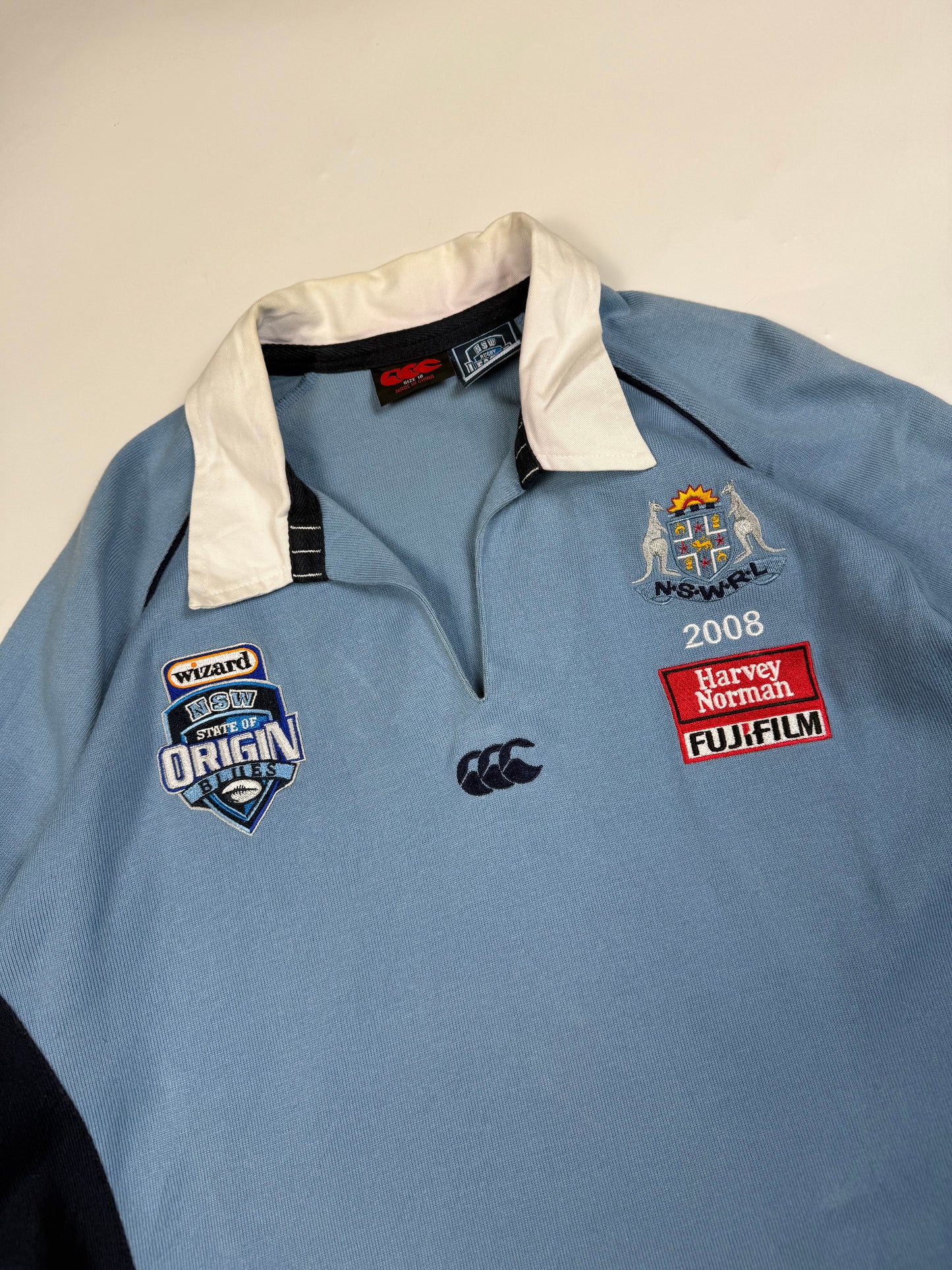 Vintage NSW Blues state of origin 2008 Canterbury rugby league shirt (18)
