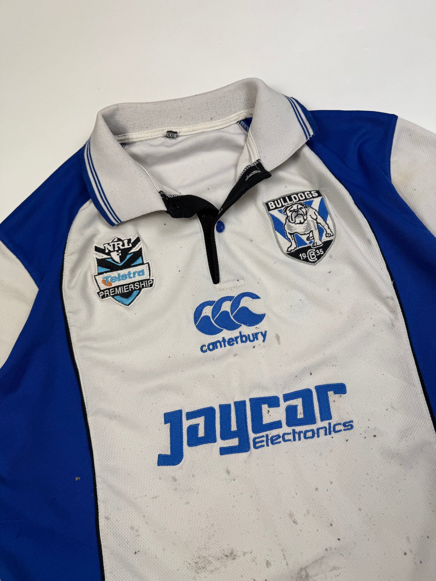 Vintage Bankstown Bulldogs Canterbury rugby league shirt (M)