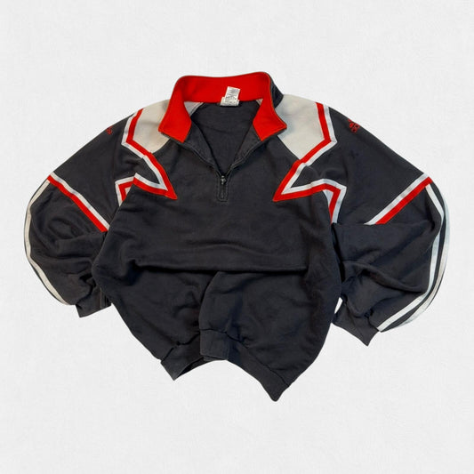 Vintage 90s adidas quarter zip sweatshirt (L)
