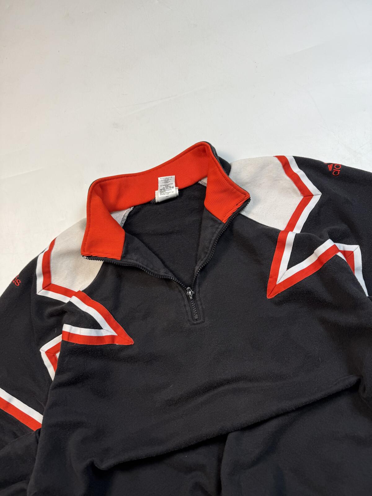 Vintage 90s adidas quarter zip sweatshirt (L)