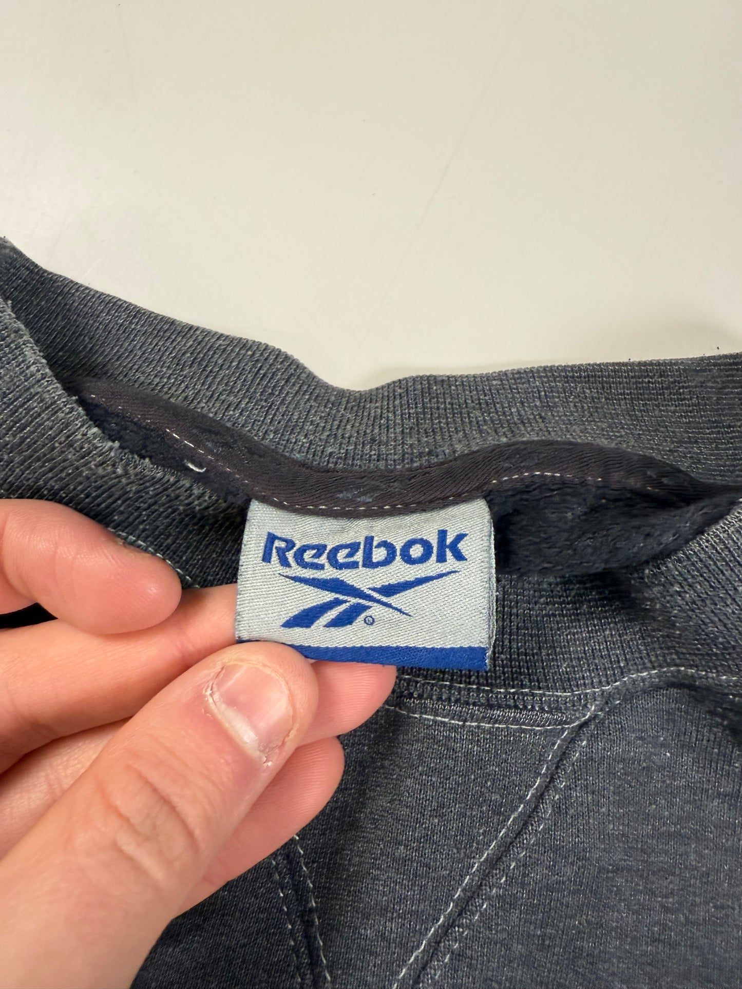 Vintage Reebok spell out sweatshirt (L)