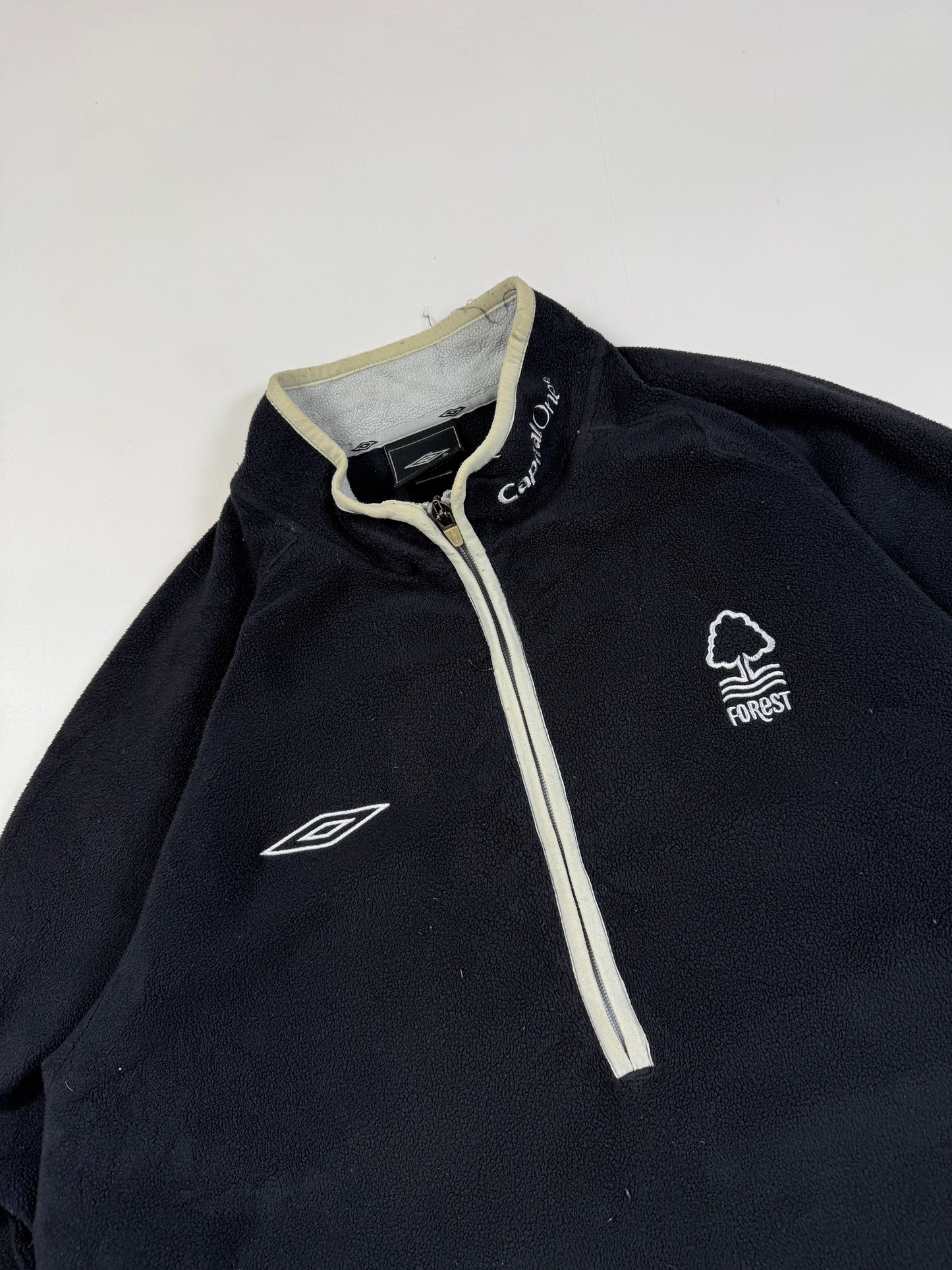 Nottingham Forest 2011/12 Umbro quarter zip fleece (M)