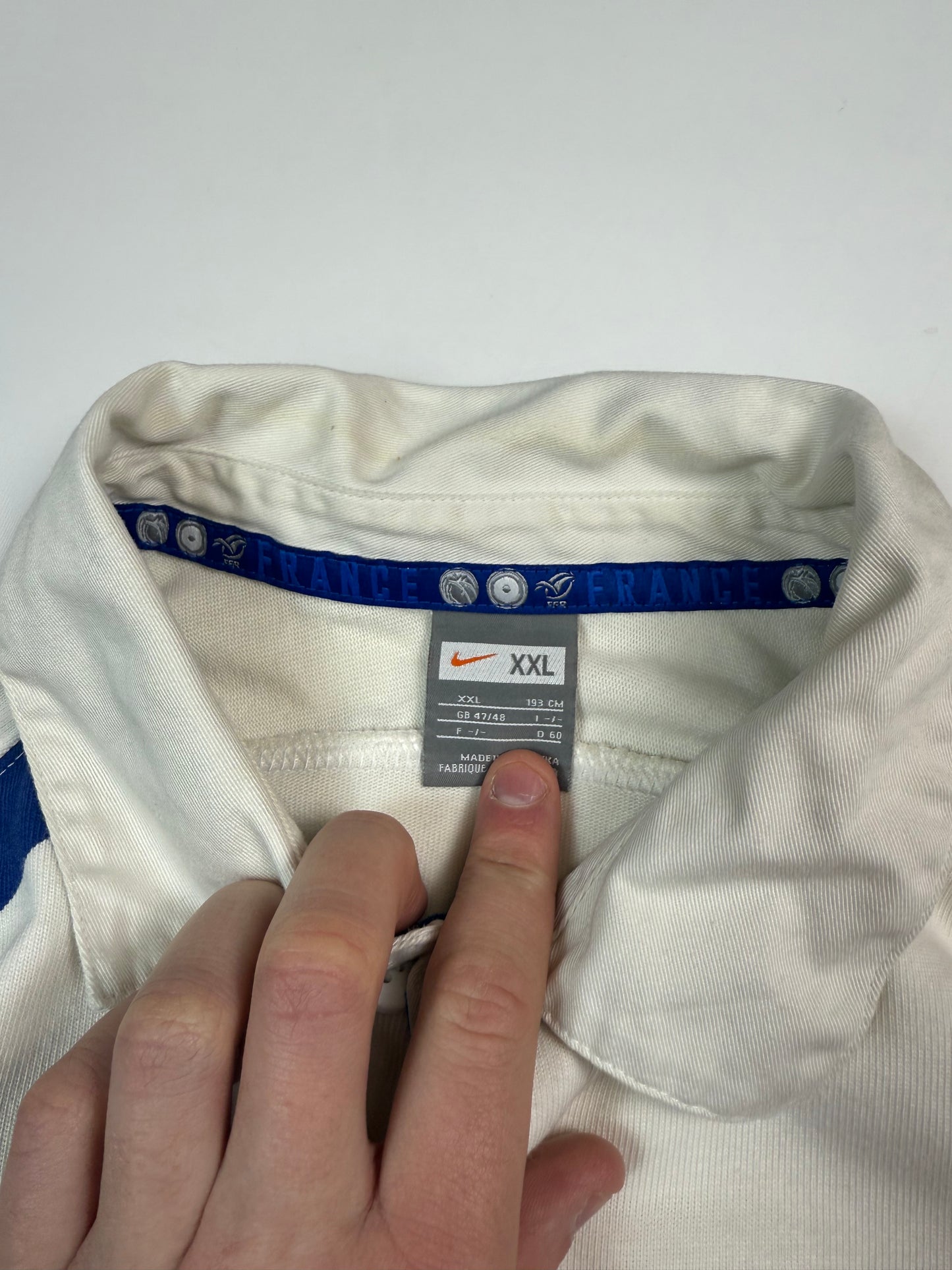 Vintage France 2007/08 Nike away rugby union shirt (XXL)