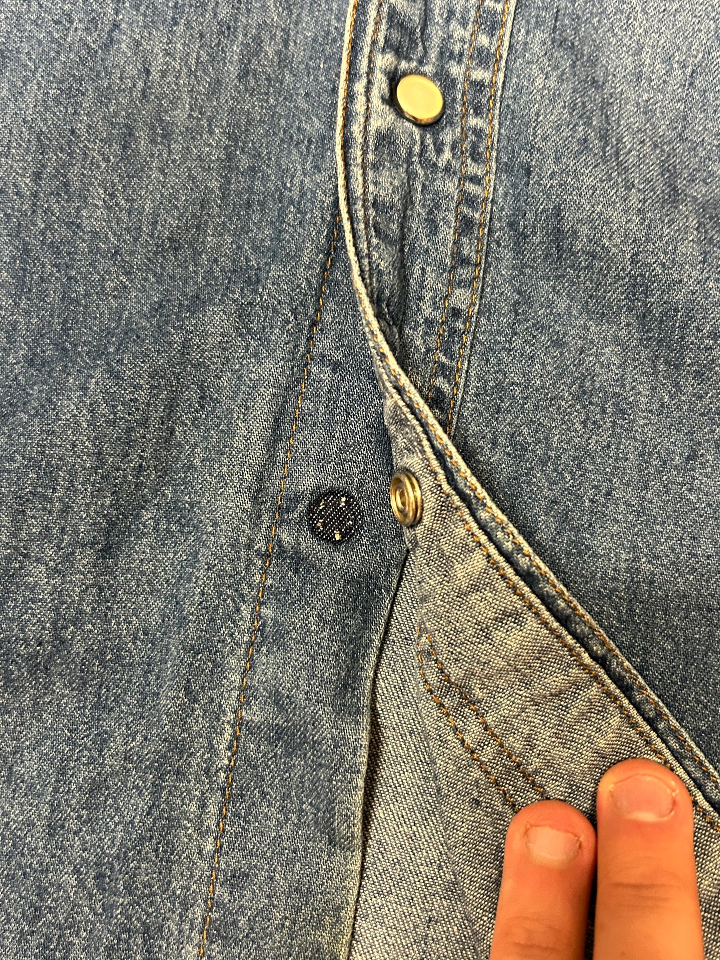 Vintage Schott denim shirt (XL)