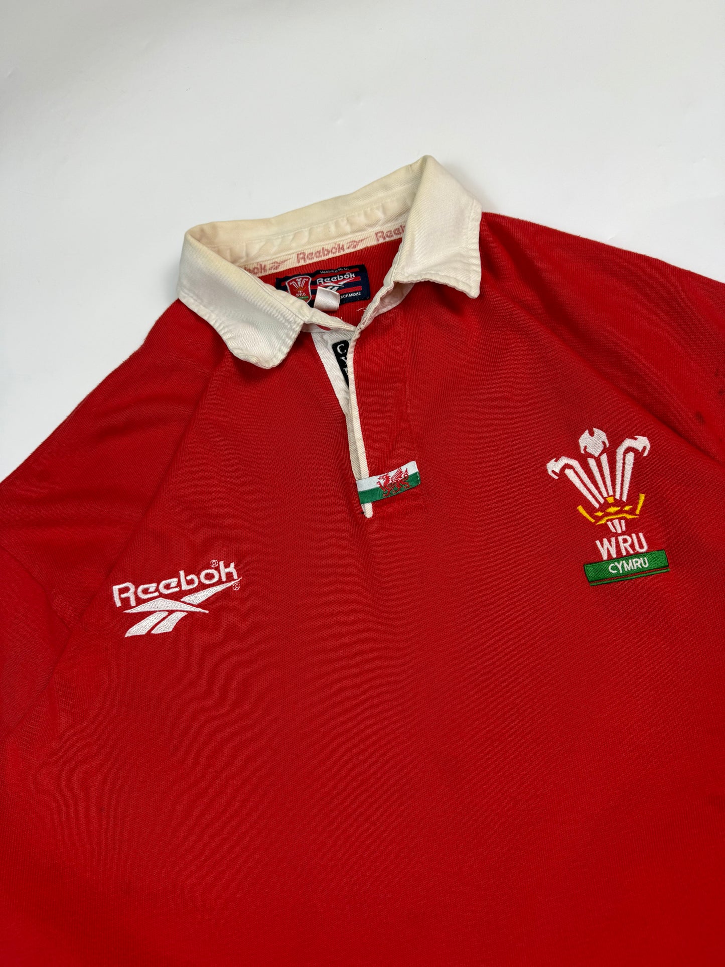 Vintage Wales 1996-98 Reebok rugby union shirt (XL)
