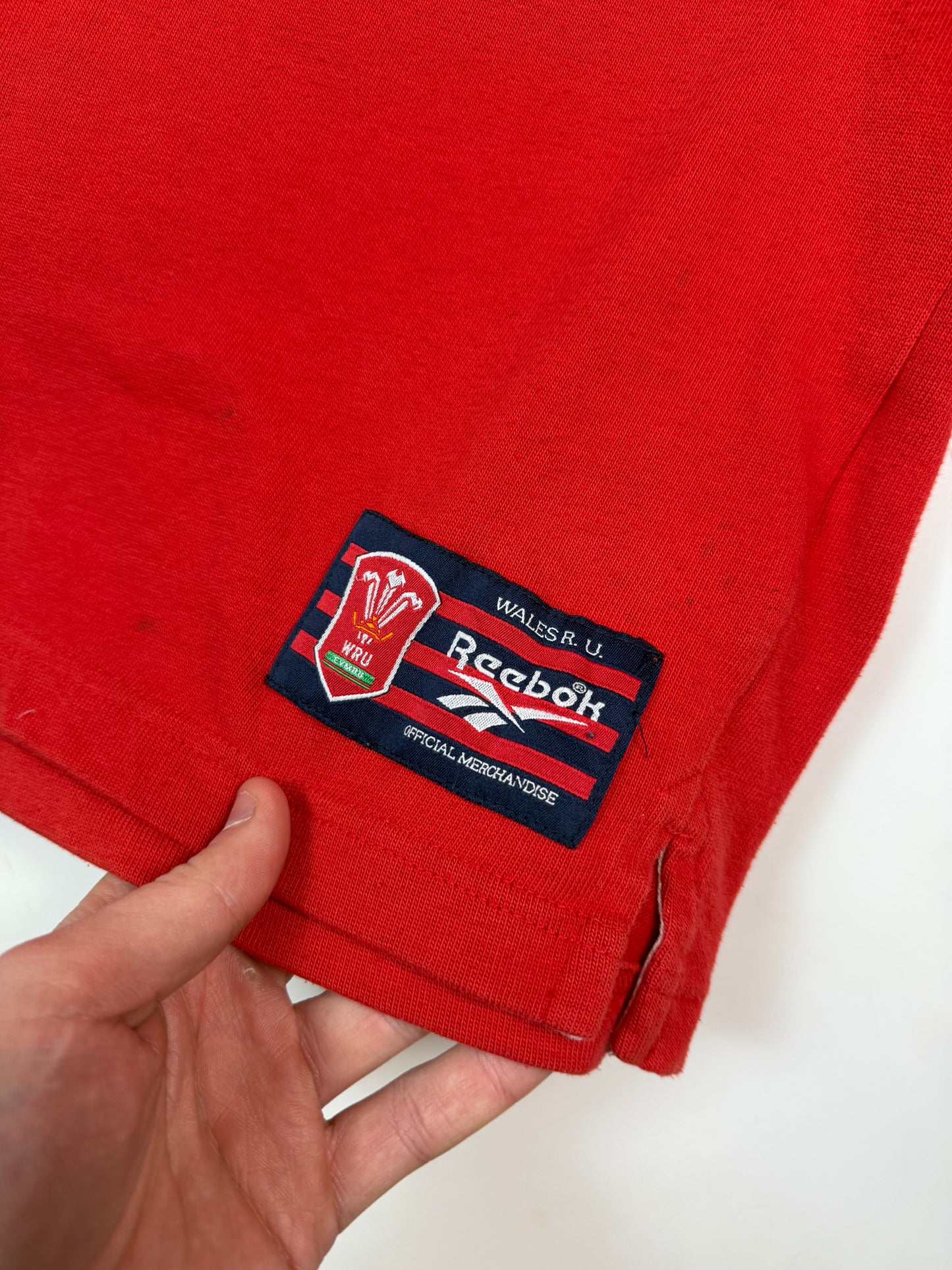 Vintage Wales 1996-98 Reebok rugby union shirt (XL)