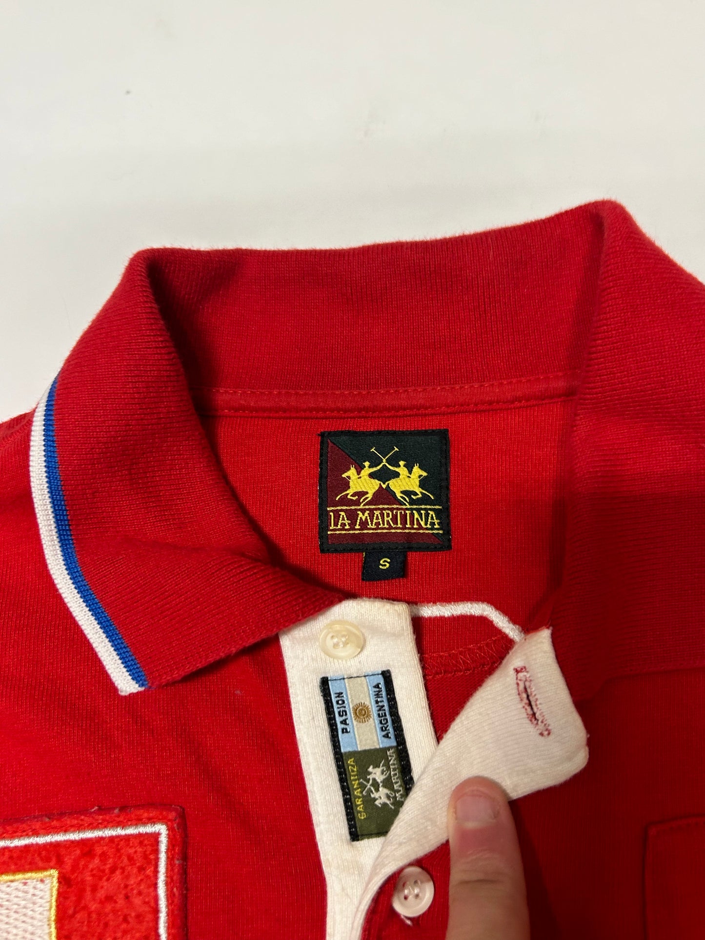Vintage La Martina long sleeve polo shirt (S)