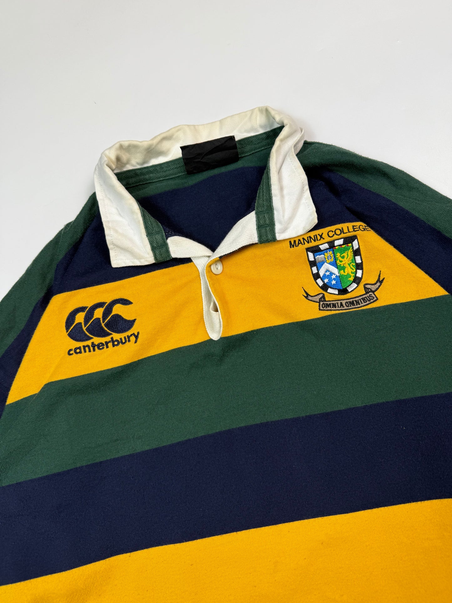 Vintage Mannix college Canterbury rugby shirt (M)