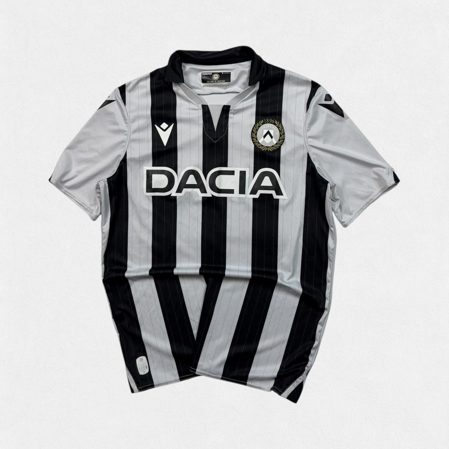 Udinese 2021/22 Macron home football shirt (M)