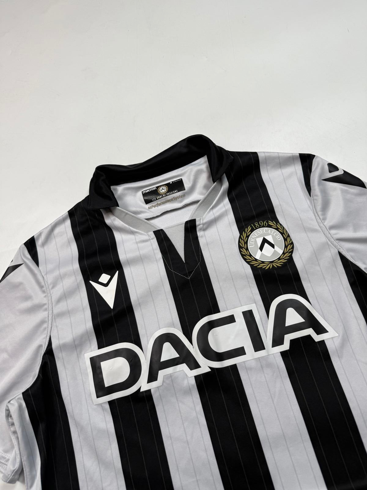 Udinese 2021/22 Macron home football shirt (M)