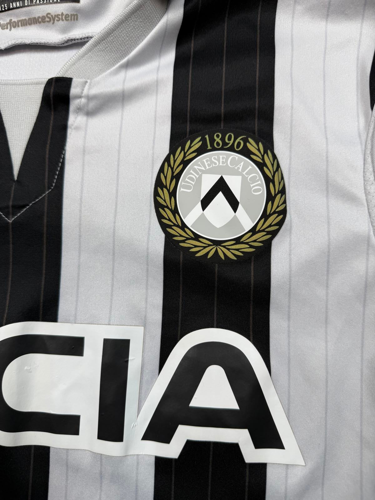 Udinese 2021/22 Macron home football shirt (M)