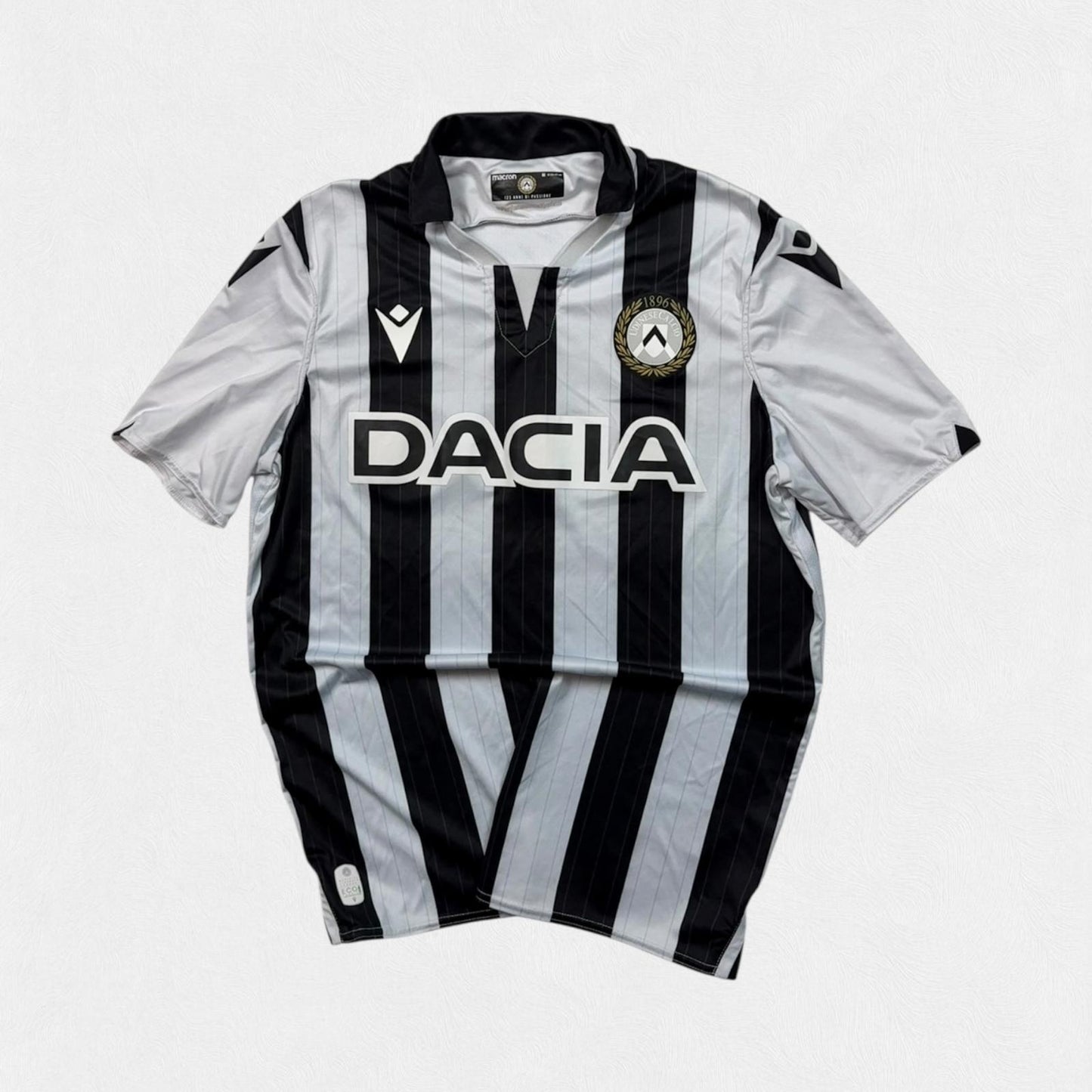 Udinese 2021/22 Macron home football shirt (M)
