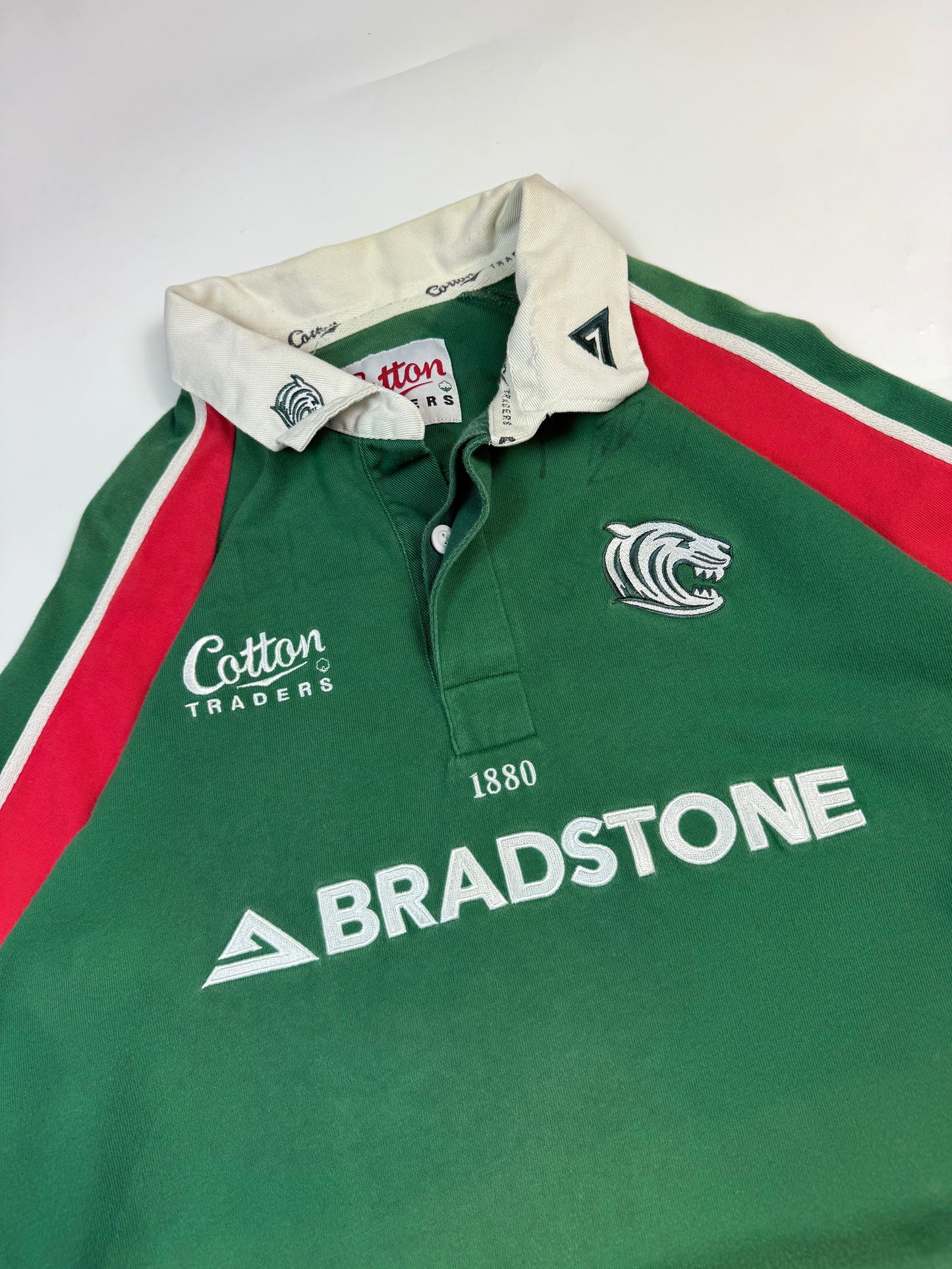 Vintage Leicester Tigers 2003/04 Cotton Traders rugby shirt (XXL)