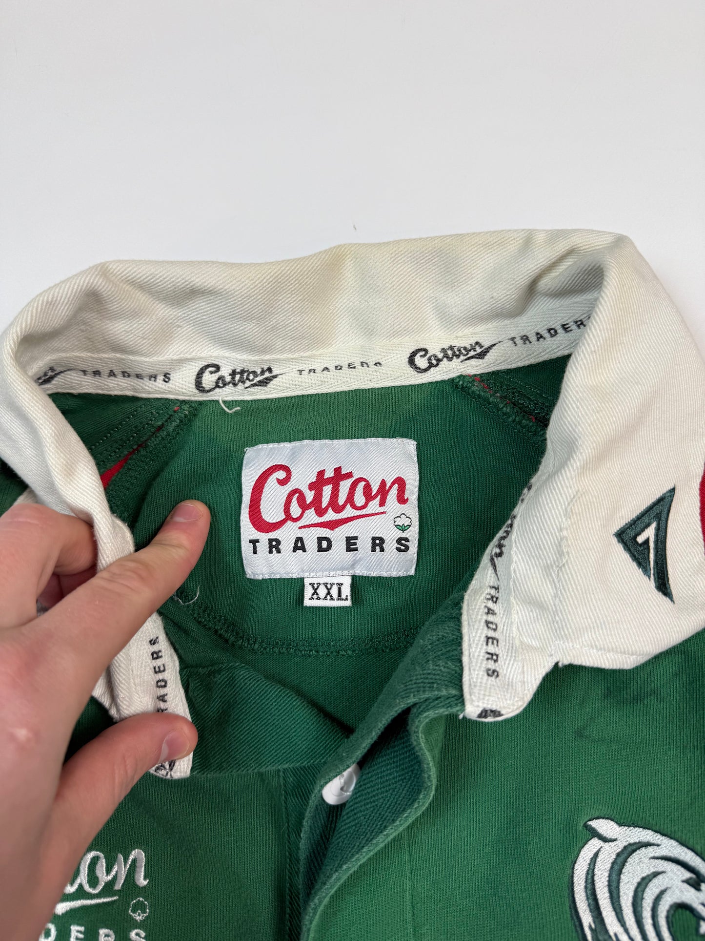 Vintage Leicester Tigers 2003/04 Cotton Traders rugby shirt (XXL)