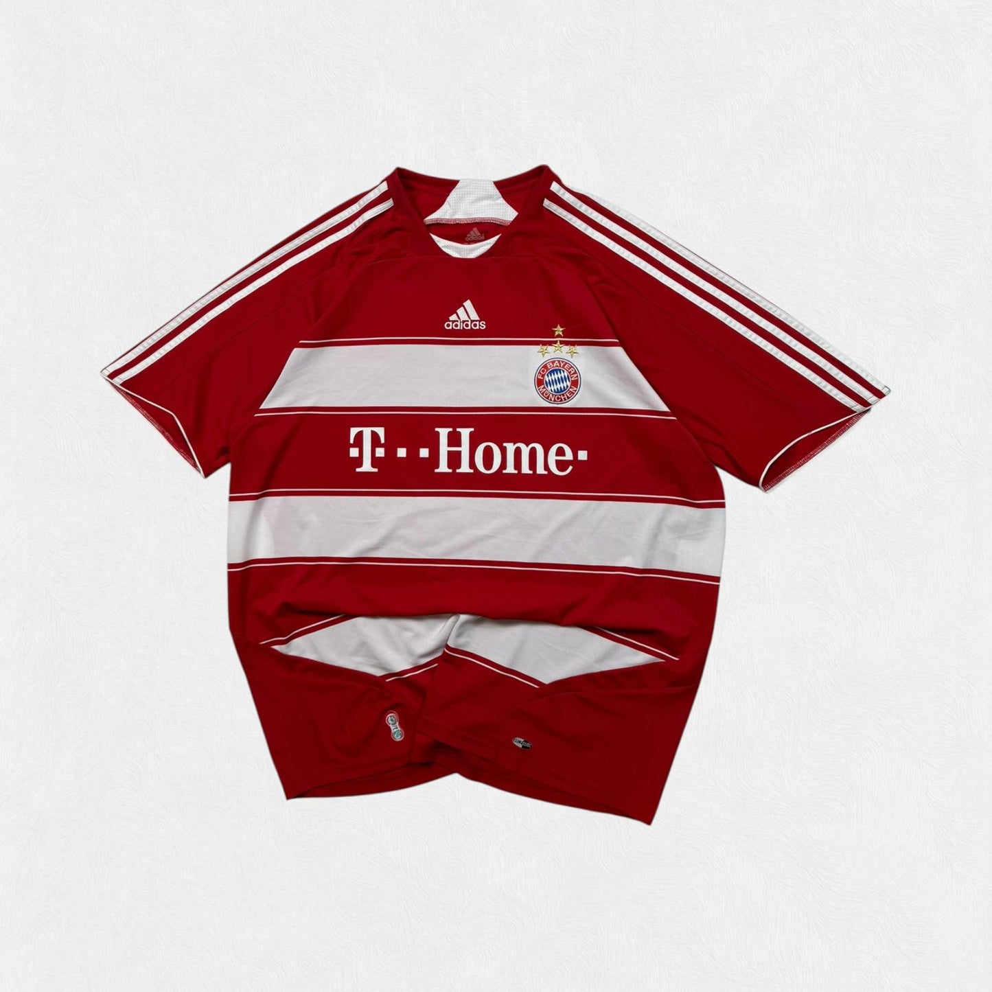 Vintage Bayern Munich 2007/08 Adidas home football shirt (XXL)